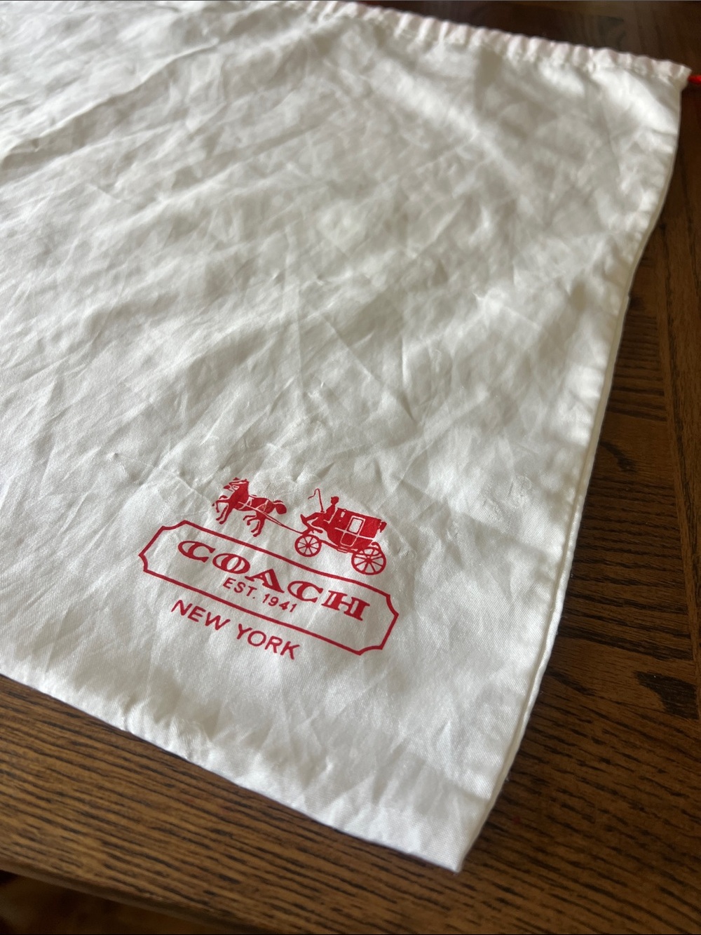 Coach Dust Bag Extra Large